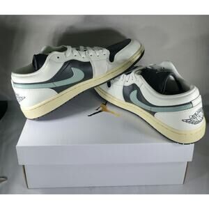 Jordan Womens Air Jordan 1 Low Sneakers 11 Anthracite/Jade Smoke/Sail/Legend